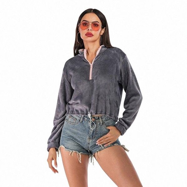 women's hoodies & sweatshirts women's hoodies & sweatshirts fleece cropped zip hoodie women 2022 autumn v-neck casual loose velvet, Black
women's hoodies & sweatshirts women's hoodies & sweatshirts fleece cropped zip hoodie women 2022 autumn v-neck casual loose velvet, Black