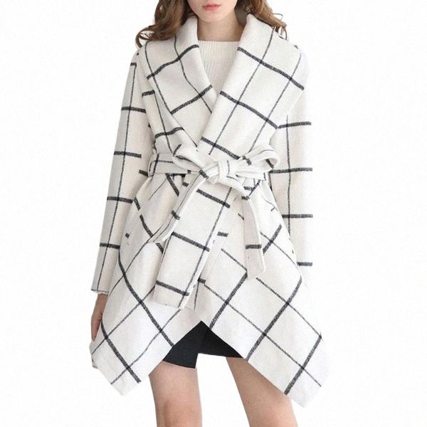 women's wool & blends women's wool & blends coats office lady slim fit lace up autumn winter coat fashion plaid vintage female 202, Black
women's wool & blends women's wool & blends coats office lady slim fit lace up autumn winter coat fashion plaid vintage female 202, Black