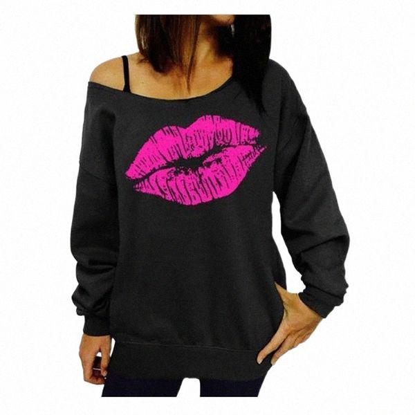 women's hoodies & sweatshirts women's hoodies & sweatshirts one shoulder hoodie for winter large lips printing women casual loose, Black
women's hoodies & sweatshirts women's hoodies & sweatshirts one shoulder hoodie for winter large lips printing women casual loose, Black