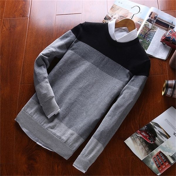 men's sweaters grade 100% cotton designer fashion brand pullover striped knitted sweater men korean casual plain jumper clothes 220912, White;black
men's sweaters grade 100% cotton designer fashion brand pullover striped knitted sweater men korean casual plain jumper clothes 220912, White;black