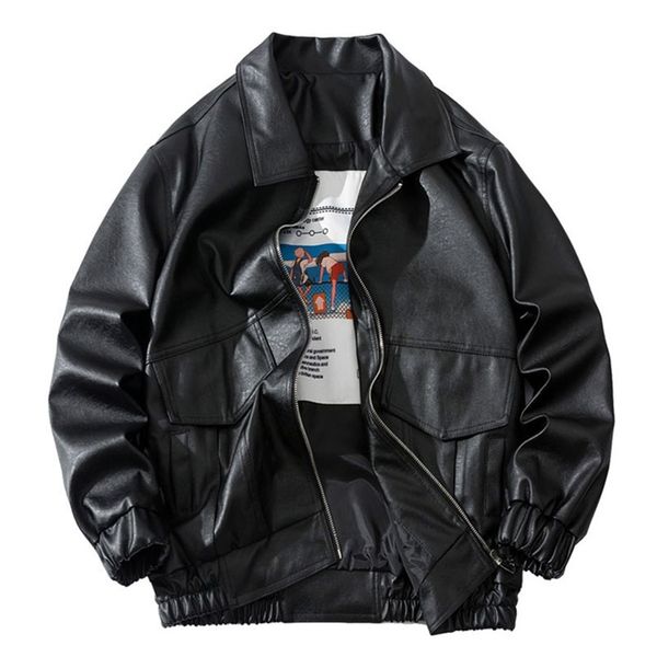 men's leather faux leather faux leather bomber jacket men solid oversize male motorcycle coat biker waterproof moto clothing spring cwu, Black
men's leather faux leather faux leather bomber jacket men solid oversize male motorcycle coat biker waterproof moto clothing spring cwu, Black