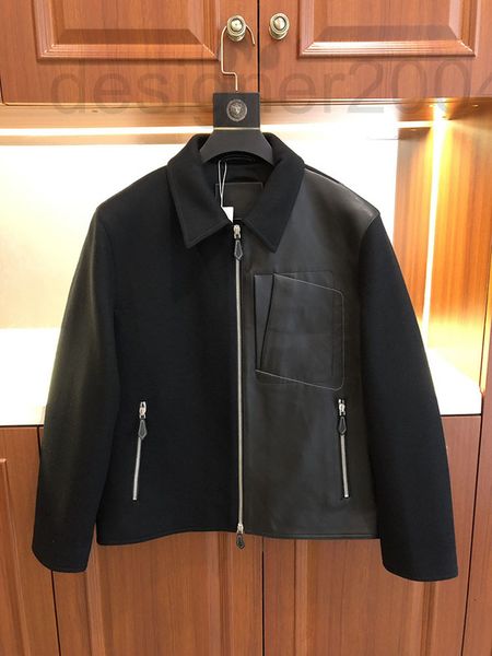 men's jackets designer 2022ss autumn and winter leather clothes stitched with wool tweed men's coats fashionable must enter lj8o, Black;brown
men's jackets designer 2022ss autumn and winter leather clothes stitched with wool tweed men's coats fashionable must enter lj8o, Black;brown