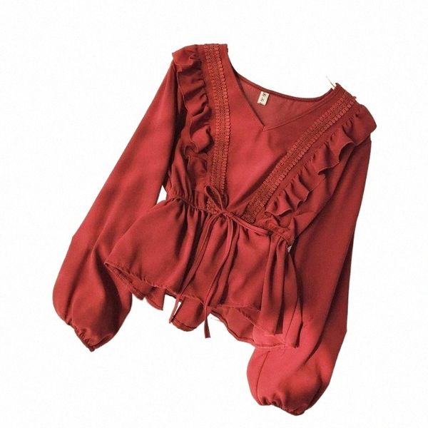 women's blouses & shirts women's blouses & shirts drawstring sash ruffles women blouse v-neck lace patchwork vintage blusa 2022 sp, White
women's blouses & shirts women's blouses & shirts drawstring sash ruffles women blouse v-neck lace patchwork vintage blusa 2022 sp, White