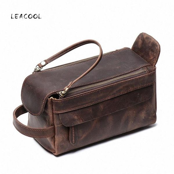 leacool crazy horse cow leather cosmetic bag for men travel toiletry bag large capacity wash bags man's make up bags organize232s
leacool crazy horse cow leather cosmetic bag for men travel toiletry bag large capacity wash bags man's make up bags organize232s