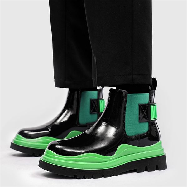 boots men genuine leather chelsea vintage streetwear male platform ankle slip on casual green blue size 3844 220913, Black
boots men genuine leather chelsea vintage streetwear male platform ankle slip on casual green blue size 3844 220913, Black
