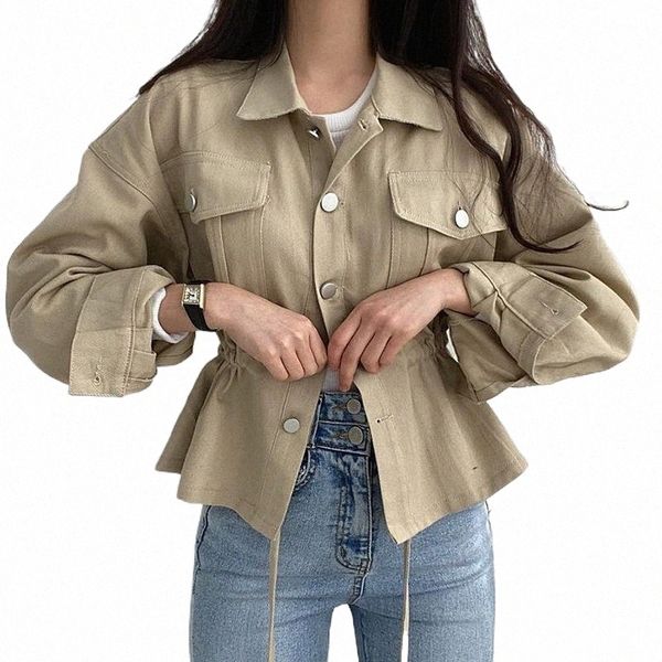 women's jackets women's jackets zcsmll korean spring autumn lapel coat single-breasted drawstring waist casual double pocket solid, Black;brown
women's jackets women's jackets zcsmll korean spring autumn lapel coat single-breasted drawstring waist casual double pocket solid, Black;brown