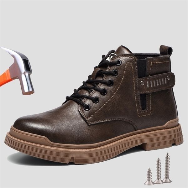 boots safety men steel toe cap antismash antipuncture high work antiscalding upper winter shoes 220913, Black
boots safety men steel toe cap antismash antipuncture high work antiscalding upper winter shoes 220913, Black