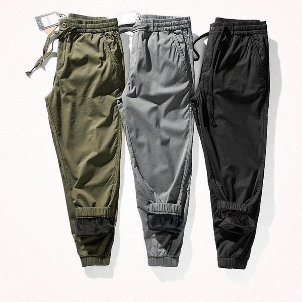 men's pants men's pants autumn and winter thickened casual with velvet elastic waist drawcord comfortable outdoor sport ankle-tied, Black
men's pants men's pants autumn and winter thickened casual with velvet elastic waist drawcord comfortable outdoor sport ankle-tied, Black
