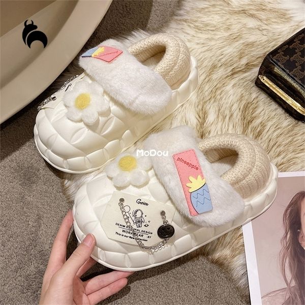 slippers mo dou plus winter warm women slippers waterproof vamp cute rabbit bear decoration indoor outdoor shoes soft plush men slippers 220, Black
slippers mo dou plus winter warm women slippers waterproof vamp cute rabbit bear decoration indoor outdoor shoes soft plush men slippers 220, Black