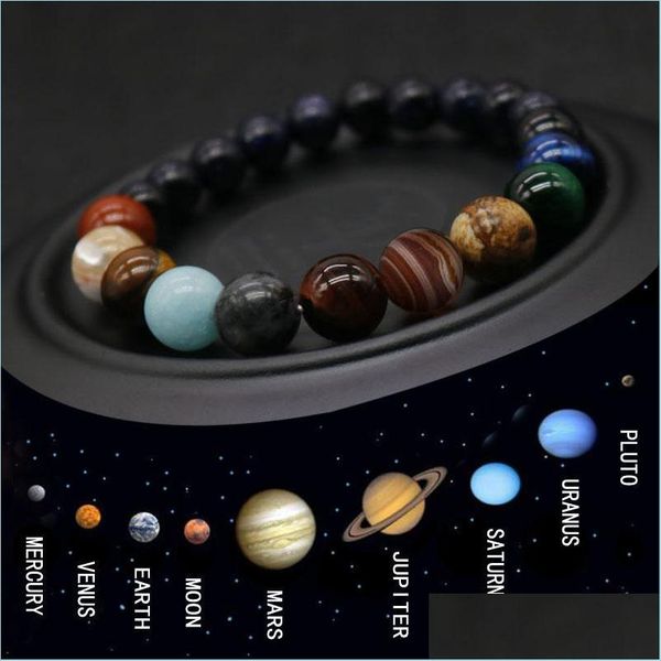 beaded strands eight planets bead bracelet men natural stone universe yoga chakra solar system for jewelry drop delivery 2 bdejewelry dhqwo, Black
beaded strands eight planets bead bracelet men natural stone universe yoga chakra solar system for jewelry drop delivery 2 bdejewelry dhqwo, Black