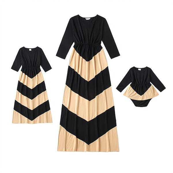 family matching outfits long sleeve mother daughter wedding party family dresses matching outfits clothes patchwork long dress for mom and c, Blue
family matching outfits long sleeve mother daughter wedding party family dresses matching outfits clothes patchwork long dress for mom and c, Blue