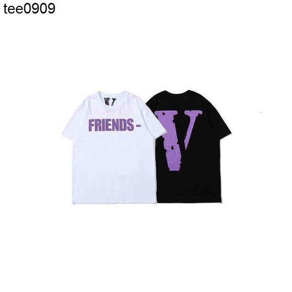 fujiwara co branded short sleeve t-shirt purple big v print friends high street hip hop men's and women's trendy half, White;black
fujiwara co branded short sleeve t-shirt purple big v print friends high street hip hop men's and women's trendy half, White;black
