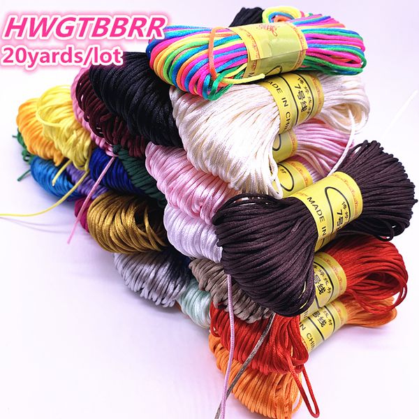 20yards/lot 1.5mm chinese knot line silk satin cords nylon cord diy string necklace bracelets, Silver
20yards/lot 1.5mm chinese knot line silk satin cords nylon cord diy string necklace bracelets, Silver