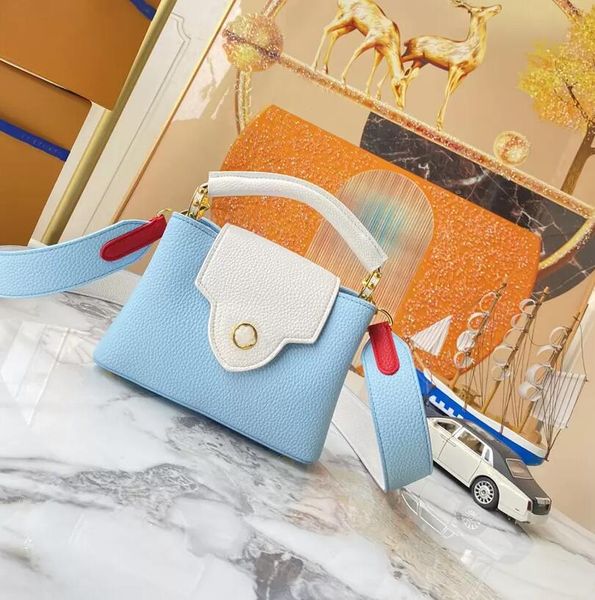 new quality multicolor capucines bb mini totes women shoulder crossbody bags taurillon cowhide genuine leather designer luxury handbags lady
new quality multicolor capucines bb mini totes women shoulder crossbody bags taurillon cowhide genuine leather designer luxury handbags lady