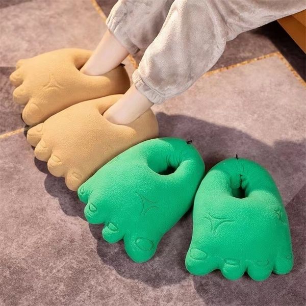 slippers creativity slippers funny big foots cartoon winter warm cotton shoes women men slippers soft bottom home slides couples shoes 22091, Black
slippers creativity slippers funny big foots cartoon winter warm cotton shoes women men slippers soft bottom home slides couples shoes 22091, Black
