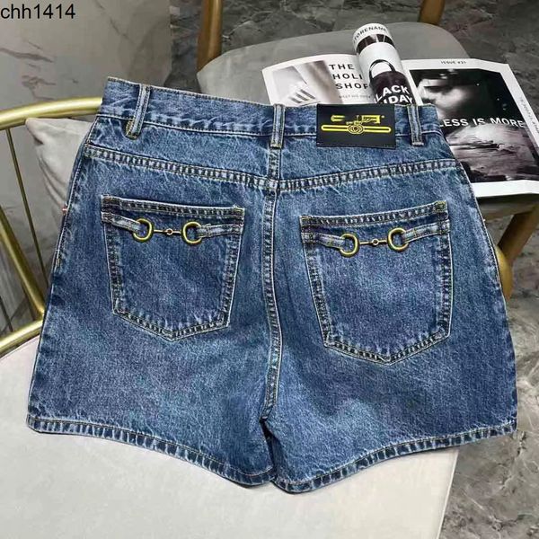 waist thin metal double button pocket wide leg denim shorts women's summer, White;black
waist thin metal double button pocket wide leg denim shorts women's summer, White;black