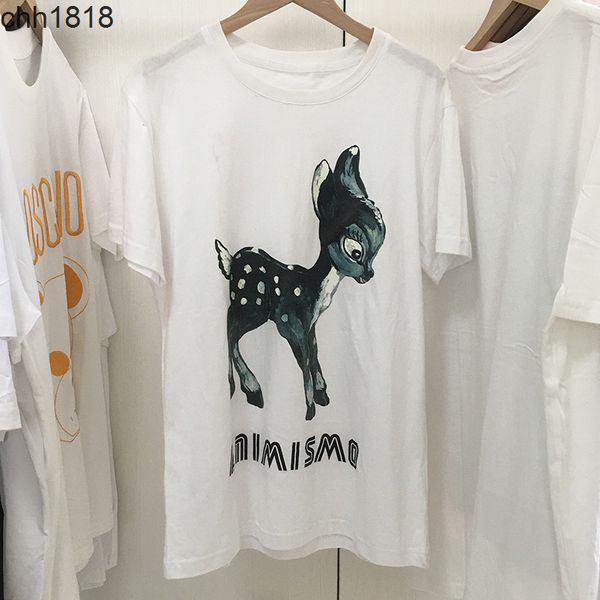 summer new ins printed deer short sleeve women's t-shirt net red fashion couple t-shirt, White
summer new ins printed deer short sleeve women's t-shirt net red fashion couple t-shirt, White
