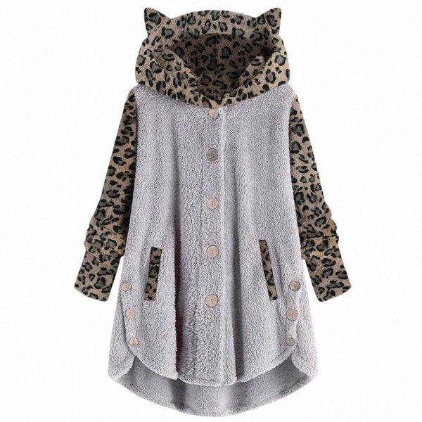 women's jackets women's jackets womens hooded coat plush jacket 2022 fashion autumn winter buttoned long sleeve leopard print coat, Black;brown
women's jackets women's jackets womens hooded coat plush jacket 2022 fashion autumn winter buttoned long sleeve leopard print coat, Black;brown