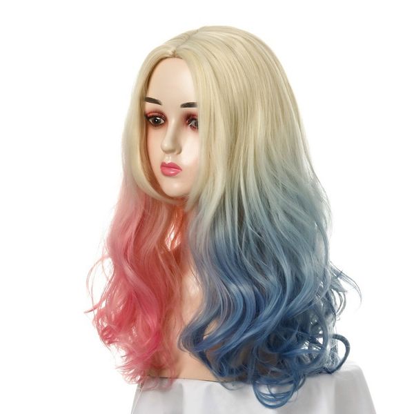 europe and the united states wig raptor team halie quinn curly hair halloween mask cosplay, Black
europe and the united states wig raptor team halie quinn curly hair halloween mask cosplay, Black