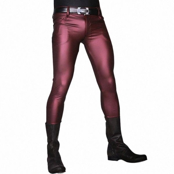 men's pants wine red black faux leather men pants skinny casual trousers punk rock pencil stretch tight leggings stage show clubwear me
men's pants wine red black faux leather men pants skinny casual trousers punk rock pencil stretch tight leggings stage show clubwear me