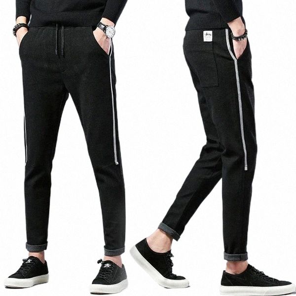 men's pants slavna martinovic korean slim pants casual fashion jogger sports men drawstring pencil small feet comfortable men's c2, Black
men's pants slavna martinovic korean slim pants casual fashion jogger sports men drawstring pencil small feet comfortable men's c2, Black