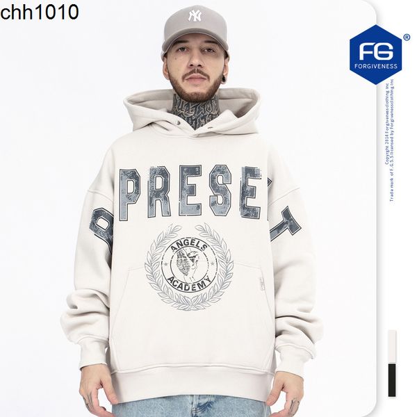 fg menswear 2021 autumn winter new fashion brand angel college printed washing water used men's american high street hoodie, Black
fg menswear 2021 autumn winter new fashion brand angel college printed washing water used men's american high street hoodie, Black