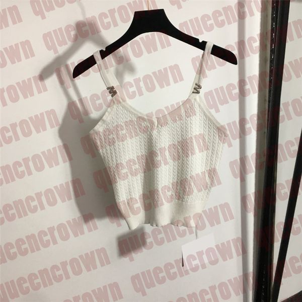 sling vest breathable knitted tanks diamond letter slim camis women designer tanks top, White
sling vest breathable knitted tanks diamond letter slim camis women designer tanks top, White