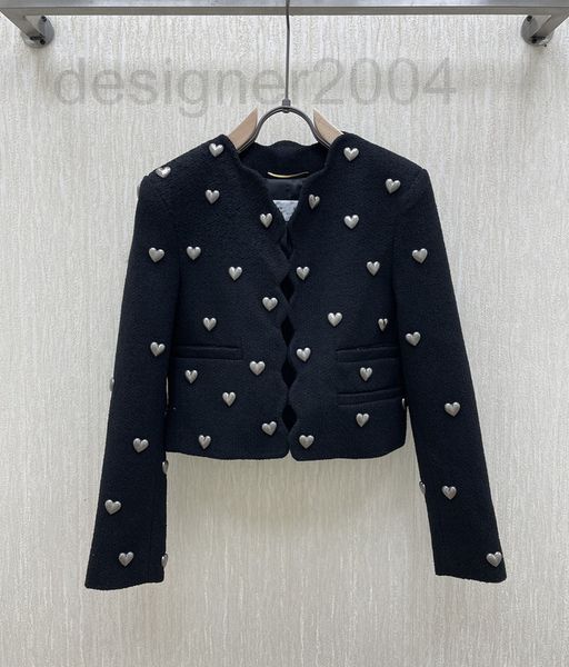 women's jackets designer special price small fragrance tweed love button coat v681, Black;brown
women's jackets designer special price small fragrance tweed love button coat v681, Black;brown