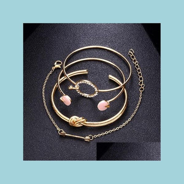 bangle 4 pcs/ bohemian bracelet set classic arrow knot round crystal gem mtilayer adjustable open women fashion party jewel newdhdh3ox, Black
bangle 4 pcs/ bohemian bracelet set classic arrow knot round crystal gem mtilayer adjustable open women fashion party jewel newdhdh3ox, Black