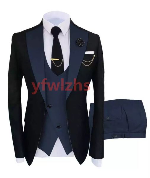 handsome one button groomsmen notch lapel groom tuxedos mens wedding dress man jacket blazer prom dinner suits jacket pants tie vest w981, Black;gray
handsome one button groomsmen notch lapel groom tuxedos mens wedding dress man jacket blazer prom dinner suits jacket pants tie vest w981, Black;gray