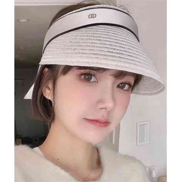 ball caps korean style strapless straw hat women's summer travel sun protection beach hat small fragrance temperament versatile empty h, Blue;gray
ball caps korean style strapless straw hat women's summer travel sun protection beach hat small fragrance temperament versatile empty h, Blue;gray