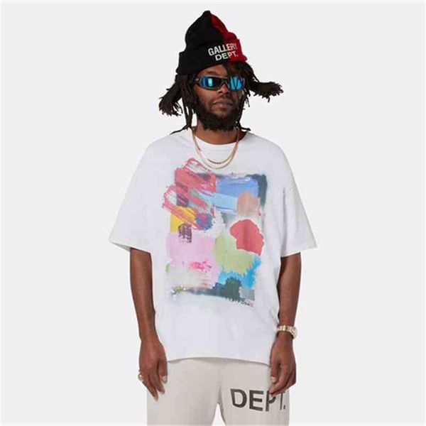 designer luxury t shirt summer short sleeve gary dept high street fashion brand graffiti printing short sleeve men's and women's, White;black
designer luxury t shirt summer short sleeve gary dept high street fashion brand graffiti printing short sleeve men's and women's, White;black