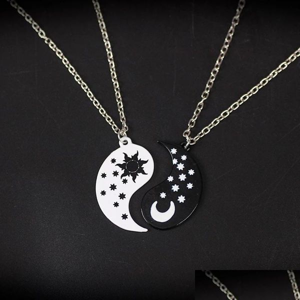 pendant necklaces 2pcs/set couple necklaces chinese stars sun moon banish bad luck charm pendant chainnecklace jewelry love newdhdhvhi, Silver
pendant necklaces 2pcs/set couple necklaces chinese stars sun moon banish bad luck charm pendant chainnecklace jewelry love newdhdhvhi, Silver