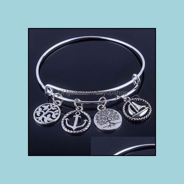 charm bracelets brand stainless steel bracelets bangle with love anchor s charms bracelet jewelry for women fine drop delivery 2021 dhitv, Golden;silver
charm bracelets brand stainless steel bracelets bangle with love anchor s charms bracelet jewelry for women fine drop delivery 2021 dhitv, Golden;silver