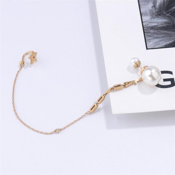 2020 letters pearl earrings ear clip all-in-one super fairy earrings personality fashion wu jinyan wang ziwen same style257k, Golden
2020 letters pearl earrings ear clip all-in-one super fairy earrings personality fashion wu jinyan wang ziwen same style257k, Golden