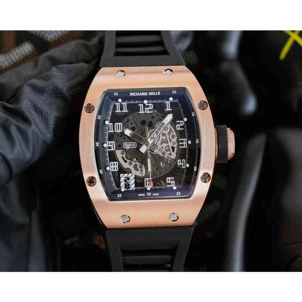 luxury mens mechanical watch richa milles rm010 fully automatic movement sapphire mirror rubber watchband swiss wristwatches d04f, Slivery;brown
luxury mens mechanical watch richa milles rm010 fully automatic movement sapphire mirror rubber watchband swiss wristwatches d04f, Slivery;brown