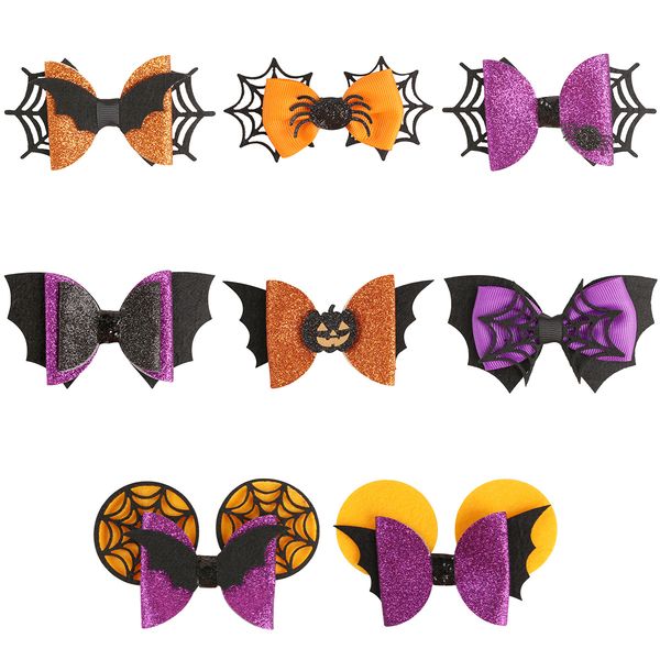 halloween hair clip girls bow pumpkin ghost bat spider web barrettes hairpins hairclips party accessories, Slivery;white
halloween hair clip girls bow pumpkin ghost bat spider web barrettes hairpins hairclips party accessories, Slivery;white