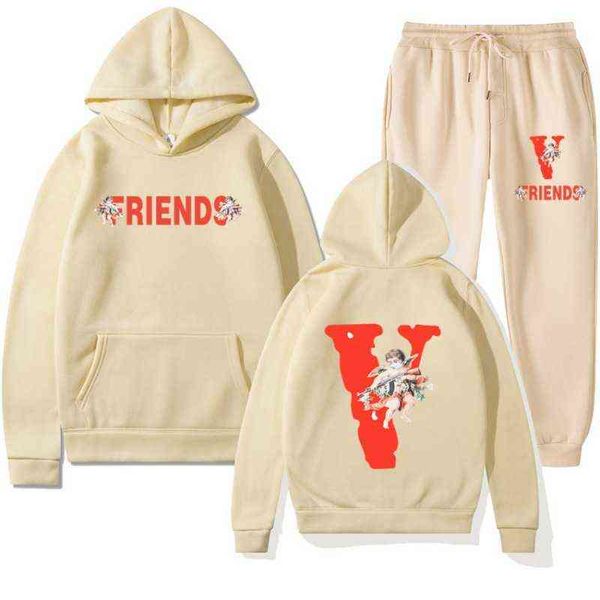 men's hoodies sweatshirts casual fashion friends angel big v loose suit men's and women's sweater, Black
men's hoodies sweatshirts casual fashion friends angel big v loose suit men's and women's sweater, Black