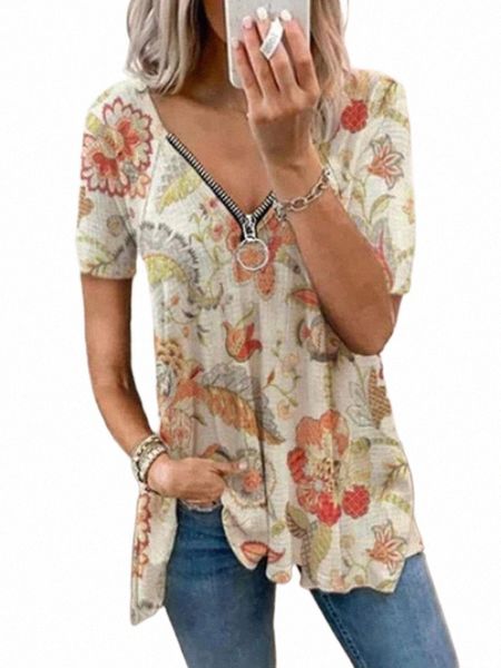 women's blouses & shirts women's blouses & shirts 2022 women summer blouse zipper v-neck print short sleeve shirt casual fashion l, White
women's blouses & shirts women's blouses & shirts 2022 women summer blouse zipper v-neck print short sleeve shirt casual fashion l, White