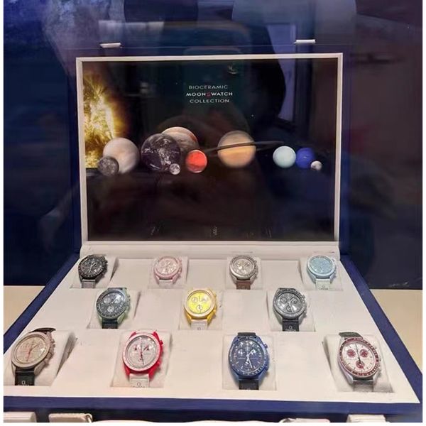 swatch bioceramic moons watch quarz chronograph mens watch mission to sun 42mm real black nylon omegswatch james montre de luxe limited, Silver
swatch bioceramic moons watch quarz chronograph mens watch mission to sun 42mm real black nylon omegswatch james montre de luxe limited, Silver