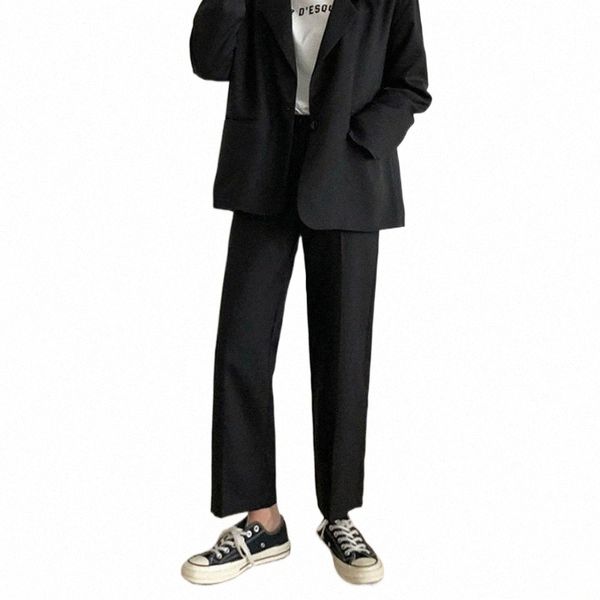 men's pants men's pants woman 2022 autumn high up in summer student suit easy nine part leisure time directly cuffless trousers ce, Black
men's pants men's pants woman 2022 autumn high up in summer student suit easy nine part leisure time directly cuffless trousers ce, Black
