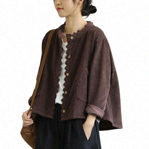 women's jackets women's jackets vintage clothes corduroy shirt jacket women lace stitch loose autumn ladies coat o neck casual sho, Black;brown
women's jackets women's jackets vintage clothes corduroy shirt jacket women lace stitch loose autumn ladies coat o neck casual sho, Black;brown