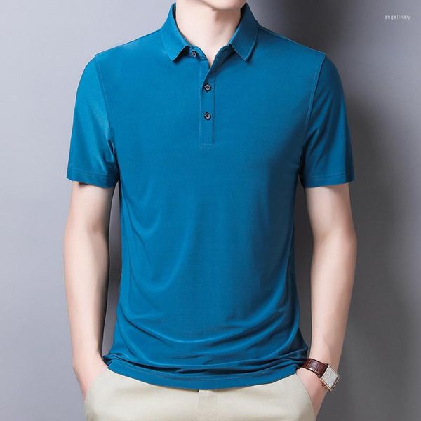 men's polos men shirt business office korean fashion clothing cotton solid plus size summer casual clothes, White;black
men's polos men shirt business office korean fashion clothing cotton solid plus size summer casual clothes, White;black
