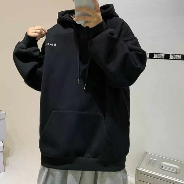 men s hoodies sweatshirts 7 colors men fashion blue letter printed couple oversized korean man casual pullovers 220913, Black
men s hoodies sweatshirts 7 colors men fashion blue letter printed couple oversized korean man casual pullovers 220913, Black