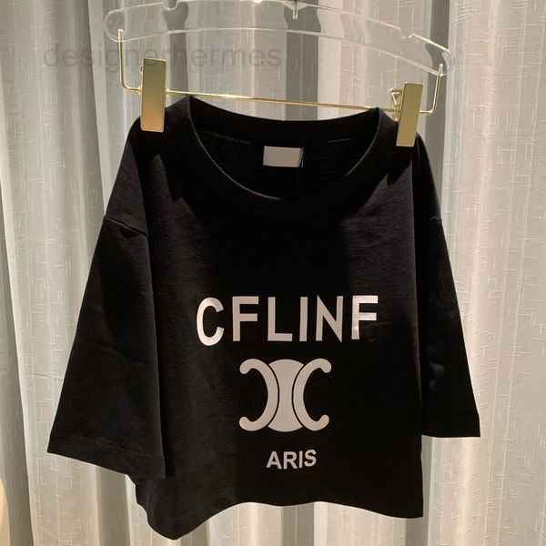 women's t-shirt designer ce22 new black high waist arc de triomphe short sleeve summer, White
women's t-shirt designer ce22 new black high waist arc de triomphe short sleeve summer, White