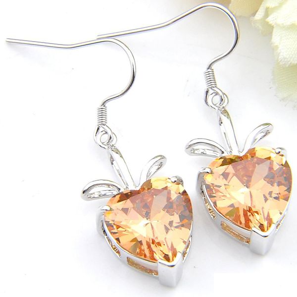 dangle chandelier 6 pairs women jewelry champagne zircon gems earrings platinum plated heart sier danlge drop nanashop dhtk8, Silver
dangle chandelier 6 pairs women jewelry champagne zircon gems earrings platinum plated heart sier danlge drop nanashop dhtk8, Silver