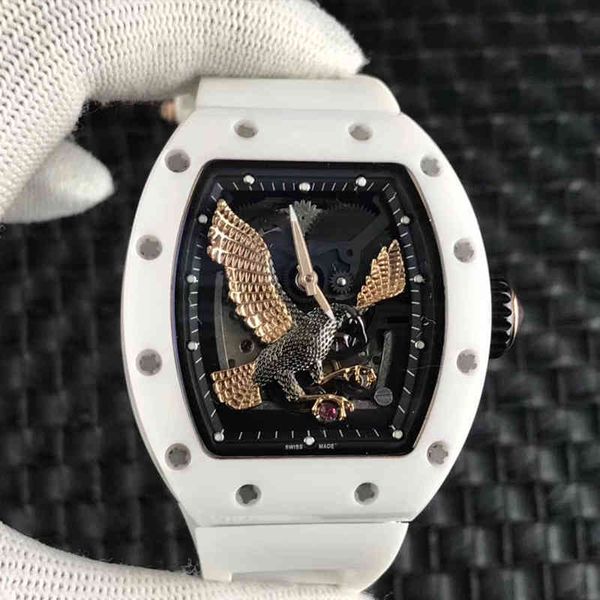 luxury wristwatch richa milles wine barrel watch r rm23-02 series automatic mechanical ceramic case tape men watches, Slivery;brown
luxury wristwatch richa milles wine barrel watch r rm23-02 series automatic mechanical ceramic case tape men watches, Slivery;brown