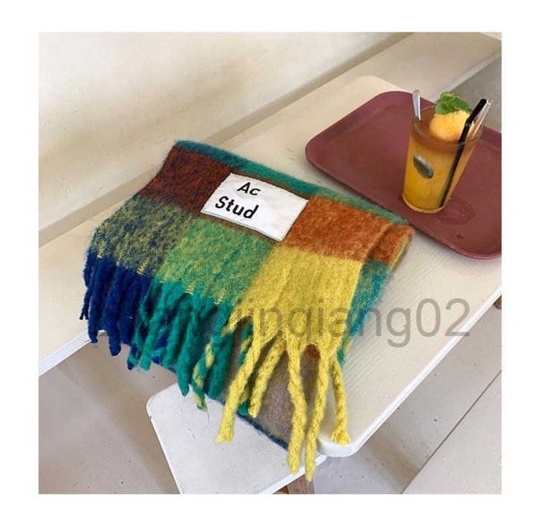 designer cashmere head acne studio scarf woman mens autumn winter new casual shawl rainbow tassel square couple warm wool bib scarf, Blue;gray
designer cashmere head acne studio scarf woman mens autumn winter new casual shawl rainbow tassel square couple warm wool bib scarf, Blue;gray