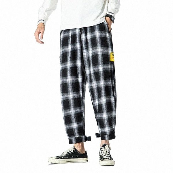 men's pants men's pants black white plaid korean casual streetwear plus size harem hip hop male fashion straight joggers trousers
men's pants men's pants black white plaid korean casual streetwear plus size harem hip hop male fashion straight joggers trousers