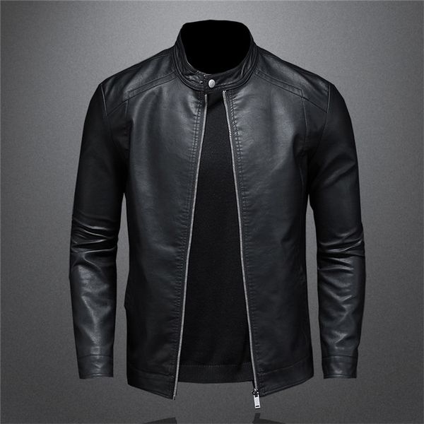 men's leather faux large size autumn fashion trend coat slim stand collar motorcycle jacket pu handsome 5xl 220913, Black
men's leather faux large size autumn fashion trend coat slim stand collar motorcycle jacket pu handsome 5xl 220913, Black